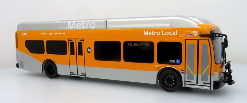 Iconic Replicas New Flyer Xcelsior Transit Bus LA Metro 43-0604