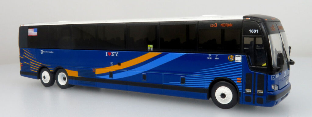 Daron Prevost X345 Coach Bus MTA NYC Transit NY2075