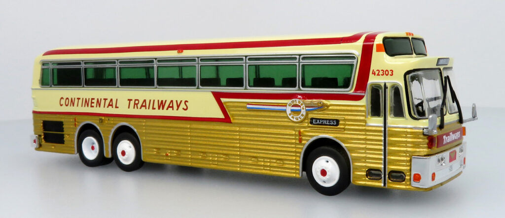 Iconic Replicas Eagle 5 Coach Bus Trailways-Golden Eagle 87-0545