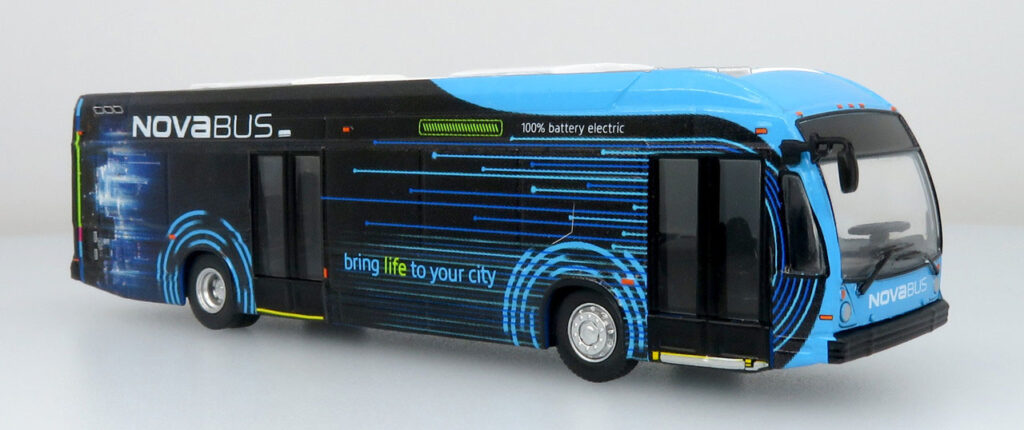 Iconic Replicas Nova LFSE Electric Transit Bus Corporate Livery 87-0501