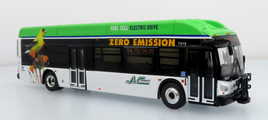 Iconic Replicas New Flyer Xcelsior Transit Bus AC Transit 87-0535