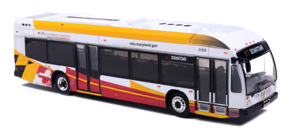 Iconic Replicas Nova LFSH Transit Bus MTA Maryland 87-0634