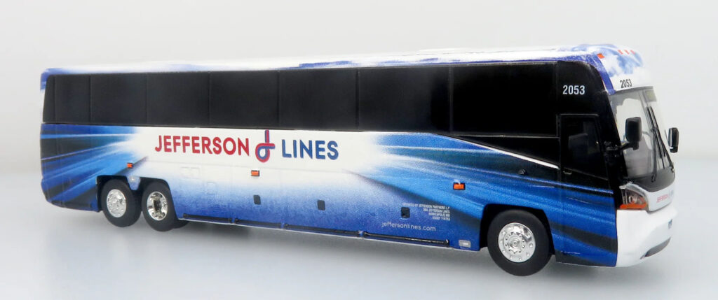 Iconic Replicas MCI D4520 Coach Bus Jefferson Lines 87-0651