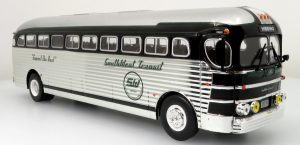 Iconic Replicas GM PD4151 Silver Sides Coach Southwest Transit 43-0376