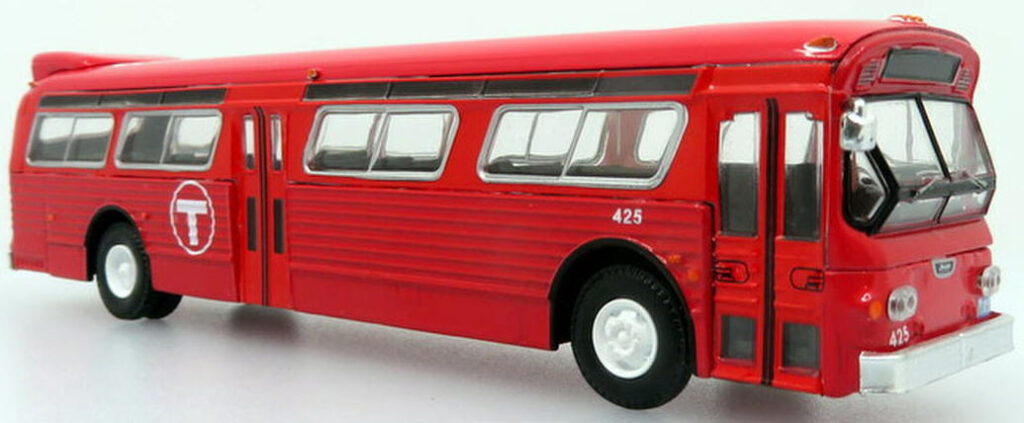 Iconic Replicas Flxible Fishbowl Transit Bus Minneapolis, MN 87-0296