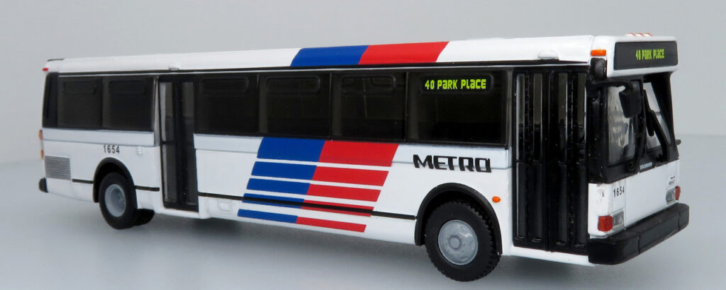 Iconic Replicas Grumman 870 Transit Bus Metro Houston Texas 87-0409