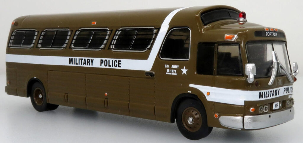 Iconic Replicas GM PD4107 Buffalo Coach Bus Military Police 87-0289