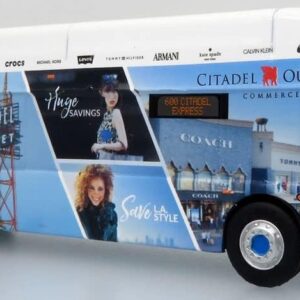 Iconic Replicas New Flyer Xcelsior Transit Bus Citadel Outlets California 87-0308