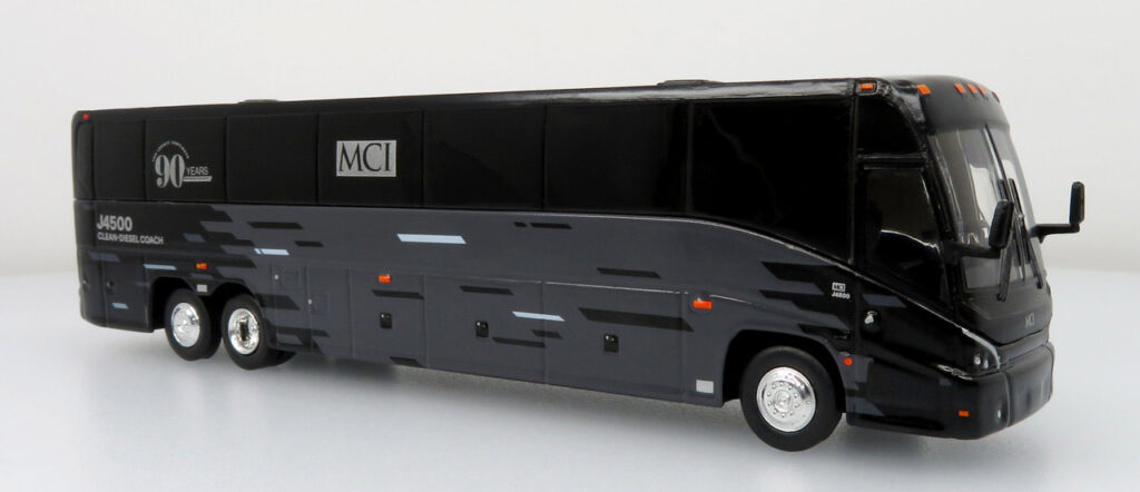 Iconic Replicas MCI J4500 MCI 90th Anniversary Bus 87-0465