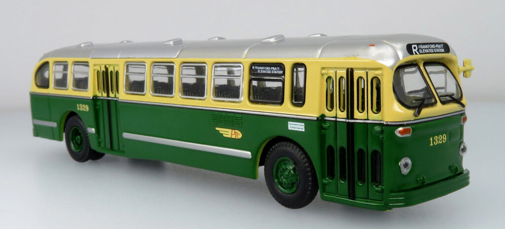 Iconic Replicas Brill CD44 Transit Bus Philadelphia 87-0371