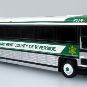 Iconic Replicas MCI D4000 Coach Riverside County Sheriff Bus 87-0482