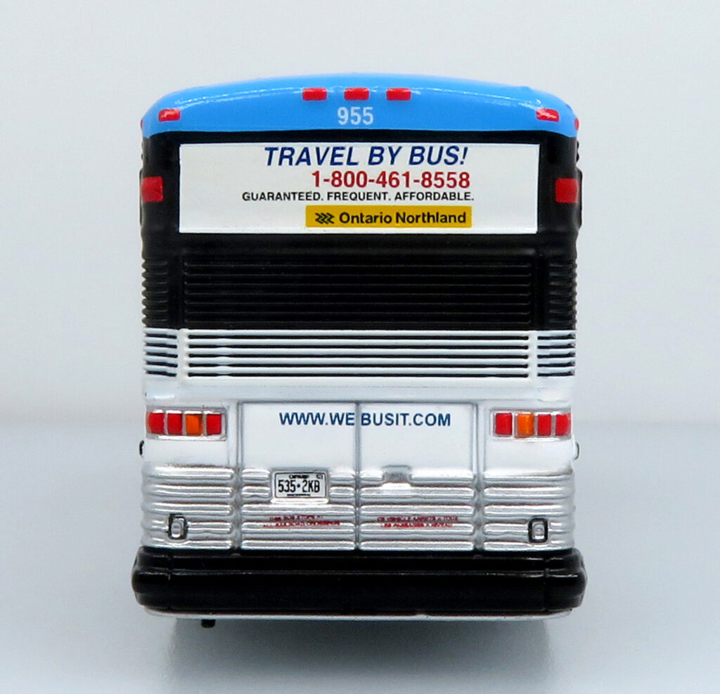 Iconic Replicas MCI D4000 Ontario Northland Canada 87-0563