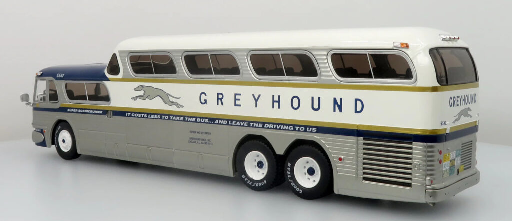 Iconic Replicas Greyhound GM PD4501 Scenicruiser Coach Bus 43-0665