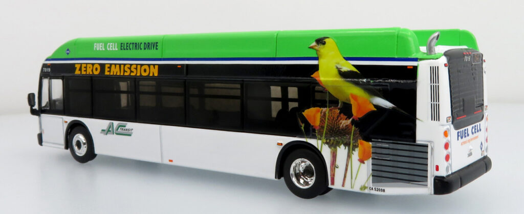 Iconic Replicas New Flyer Xcelsior Transit Bus AC Transit 87-0535