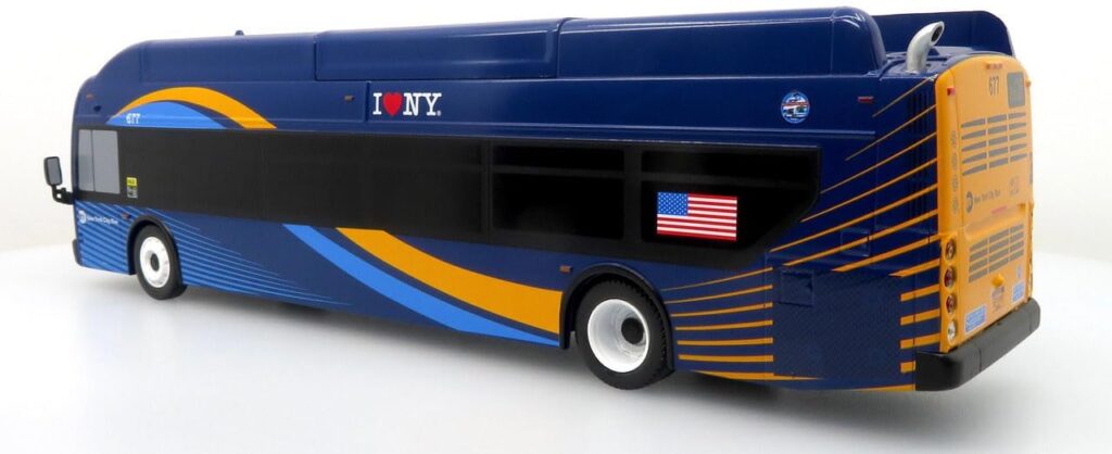 Iconic Replicas New Flyer Xcelsior Transit Bus Bank  MTA NYC Transit 43-0602