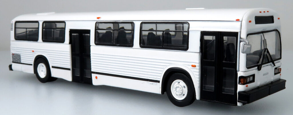 Iconic Replicas MCI Classic Transit Bus Blank/White 87-0378