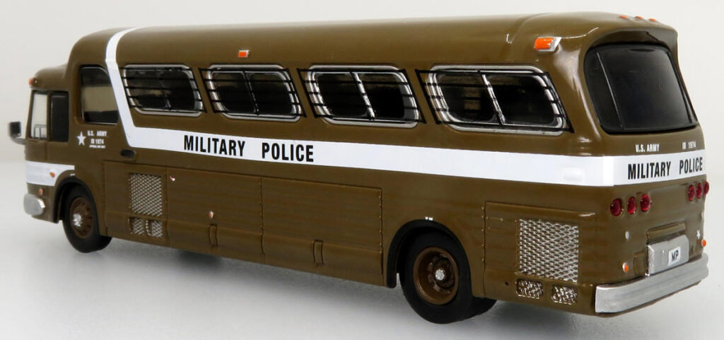 Iconic Replicas GM PD4107 Buffalo Coach Bus Military Police 87-0289