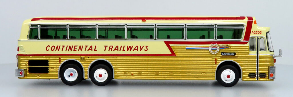 Iconic Replicas Eagle 5 Coach Bus Trailways-Golden Eagle 87-0545