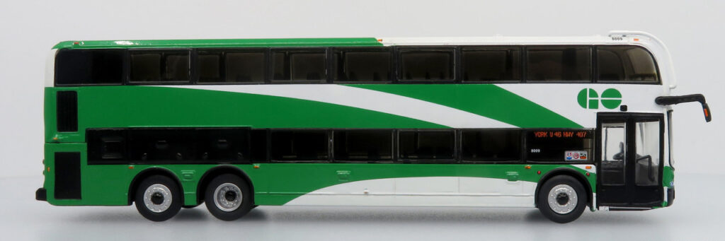 Iconic Replicas Alexander Dennis Double Decker Bus GO Transit Canada 87-0553