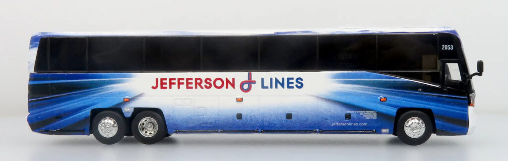 Iconic Replicas MCI D4520 Coach Bus Jefferson Lines 87-0651