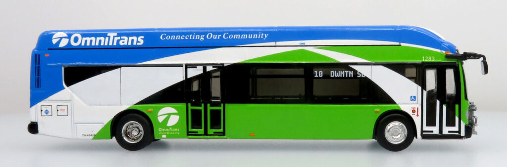 Iconic Replicas New Flyer Xcelsior Omnbi Trans 87-0235