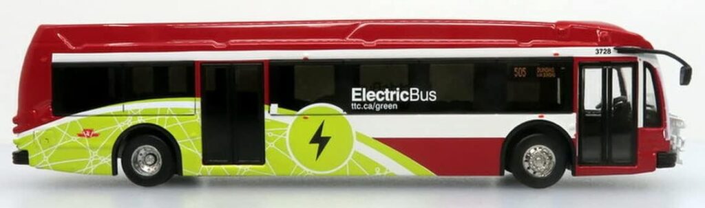 Iconic Replica Proterra Electric Transit Bus TTC Canada 87-0304