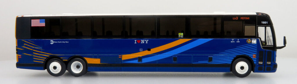 Daron Prevost X345 Coach Bus MTA NYC Transit NY2075