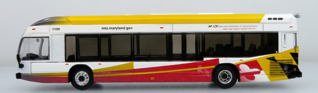 Iconic Replicas Nova LFSH Transit Bus MTA Maryland 87-0634