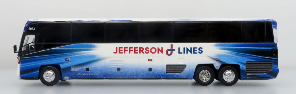 Iconic Replicas MCI D4520 Coach Bus Jefferson Lines 87-0651