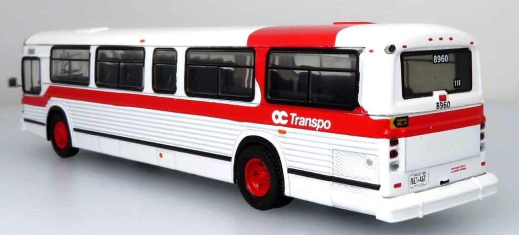 Iconic Replicas MCI Classic Transit Bus Ottawa OC Transpo Canada 87-0394