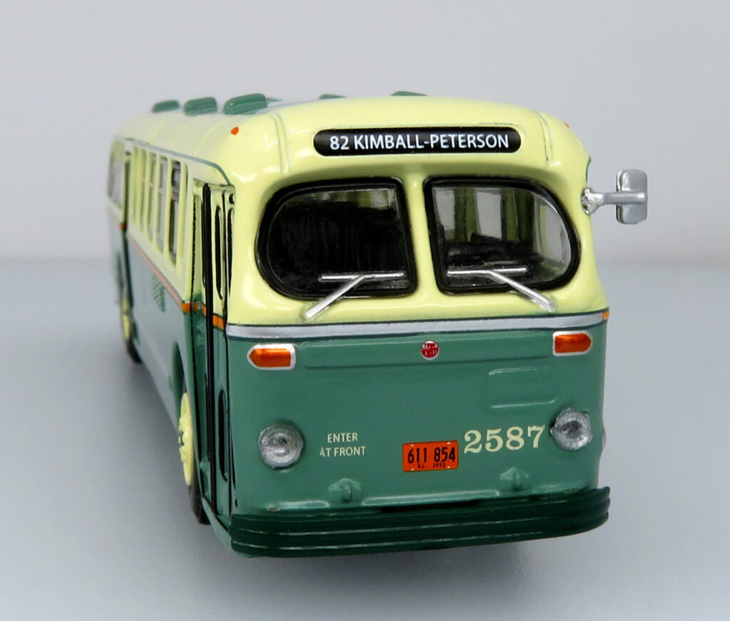 Iconic Replicas Brill CD44 Transit Bus CTA Chicago 87-0370