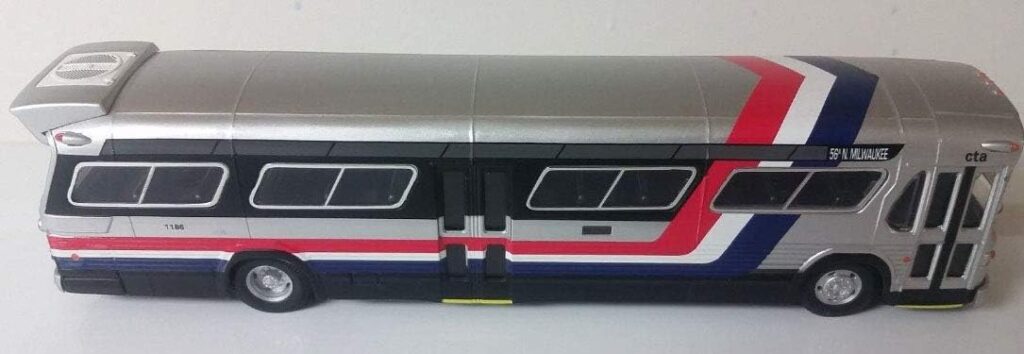 Corgi GM Fishbowl Transit Bus CTA Chicago Bicentennial C54319