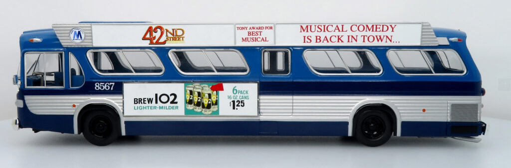 Iconic Replicas GM Fishbowl Transit Bus New York City Transit Authority 43-0666