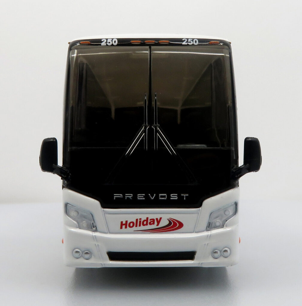 Iconic Replicas Prevost H345 Coach Bus Holiday Tours 64-0616