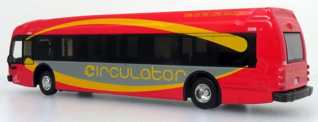 Iconic Replicas Proterra DC Circulator Washington DC 87-0309
