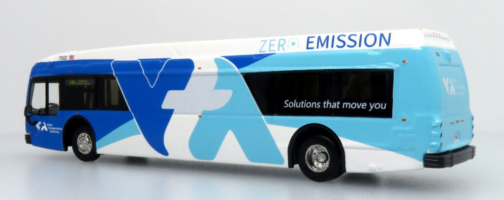 Iconic Replicas Proterra ZX5 Transit Bus Santa Clara California 87-0311