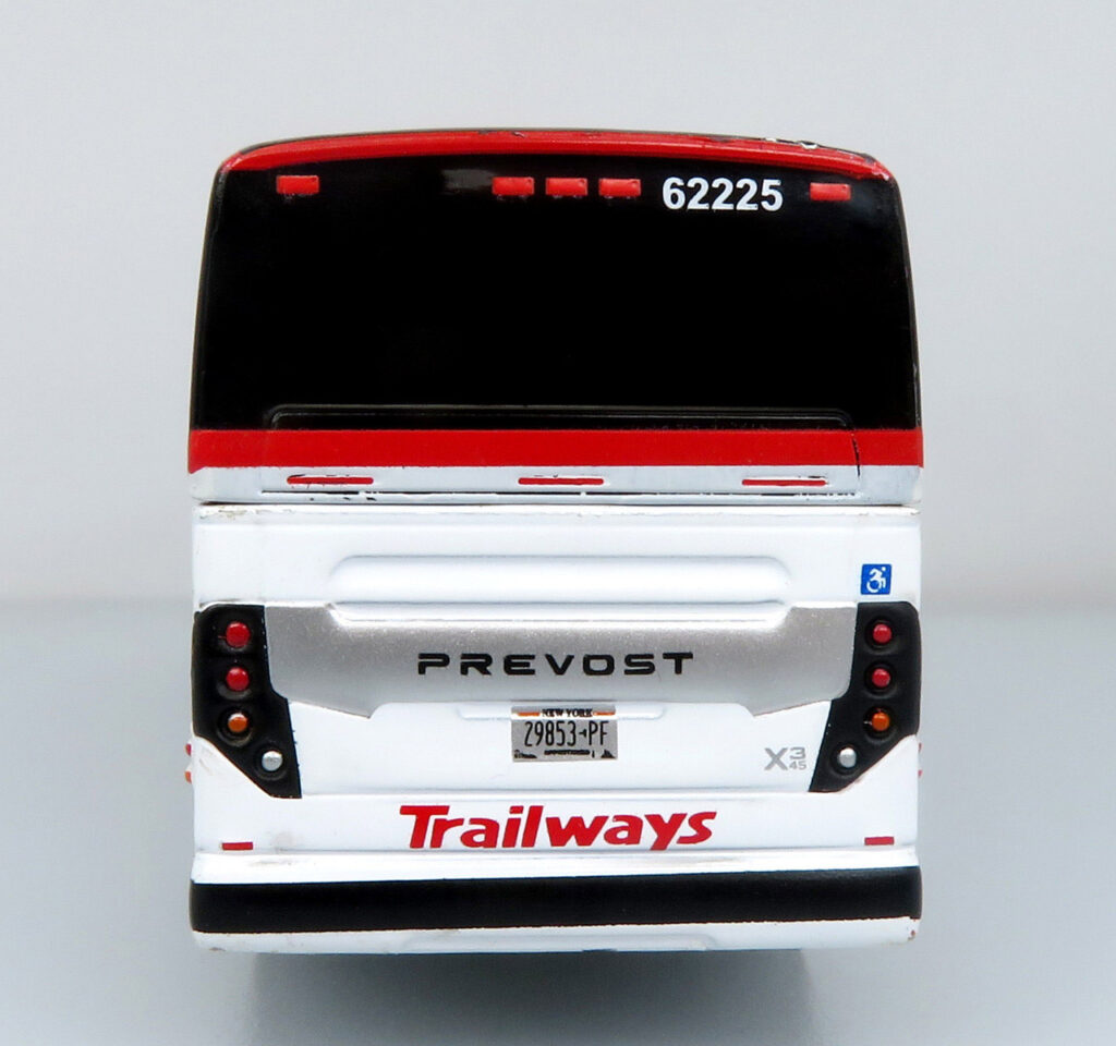 Iconic Replicas Prevost X345 Coach Bus Trailways 87-0477