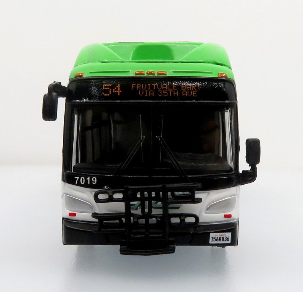 Iconic Replicas New Flyer Xcelsior Transit Bus AC Transit 87-0535