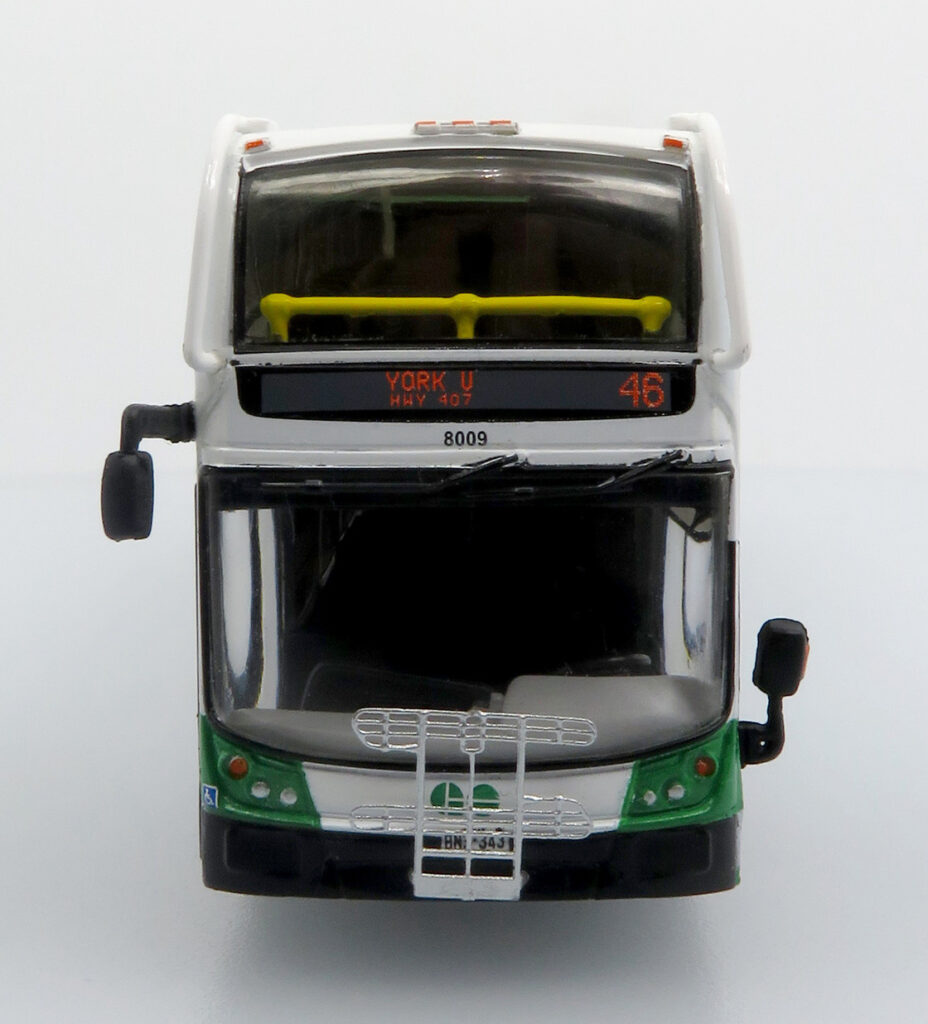 Iconic Replicas Alexander Dennis Double Decker Bus GO Transit Canada 87-0553