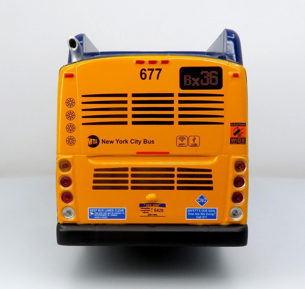 Iconic Replicas New Flyer Xcelsior Transit Bus Bank  MTA NYC Transit 43-0602