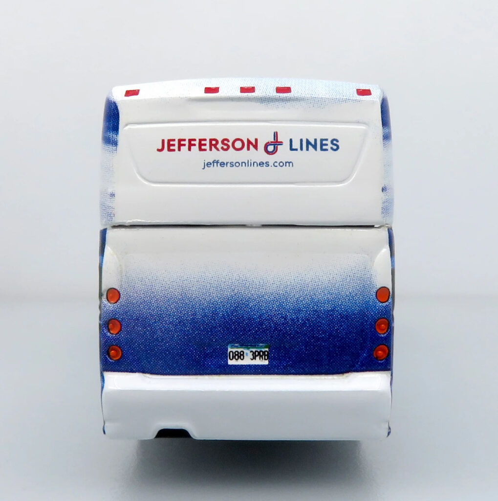 Iconic Replicas MCI D4520 Coach Bus Jefferson Lines 87-0651