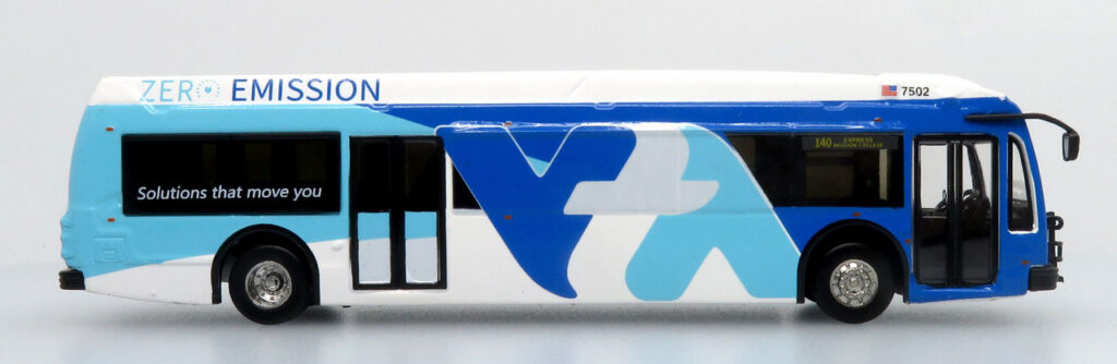 Iconic Replicas Proterra ZX5 Transit Bus Santa Clara California 87-0311