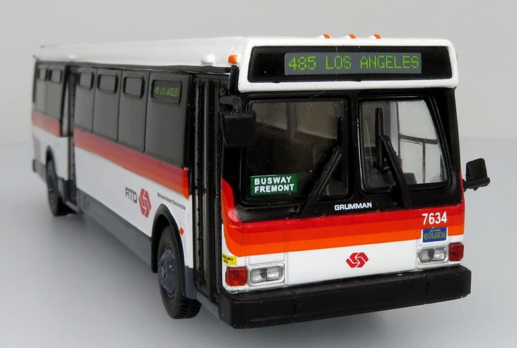 Iconic Replicas Grumman 870 Transit Bus RTD Los Angeles California 87-0412