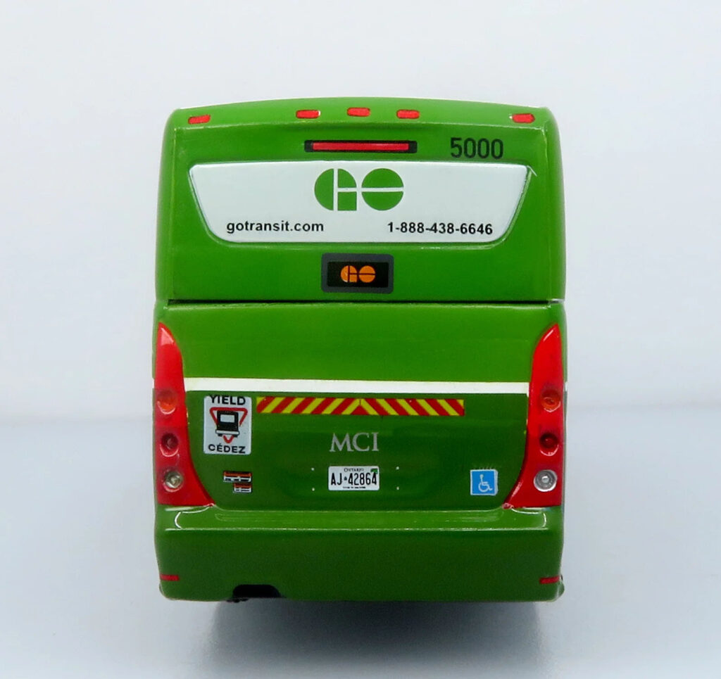 Iconic Replicas MCI D4520 Coach Bus GO Transit Canada 87-0657