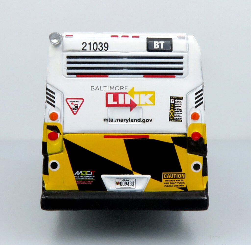 Iconic Replicas Nova LFSH Transit Bus MTA Maryland 87-0634