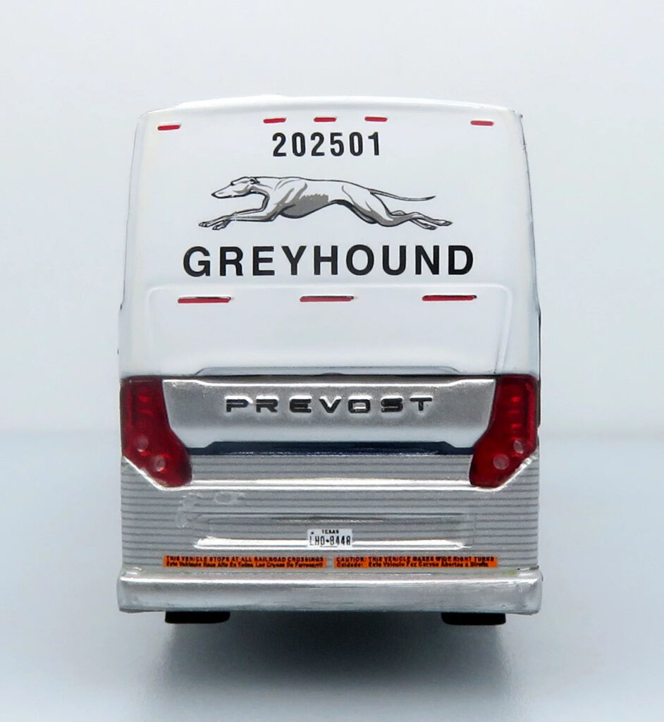 Iconic Replicas Prevost H345 Coach Bus Greyhound New York 87-0659