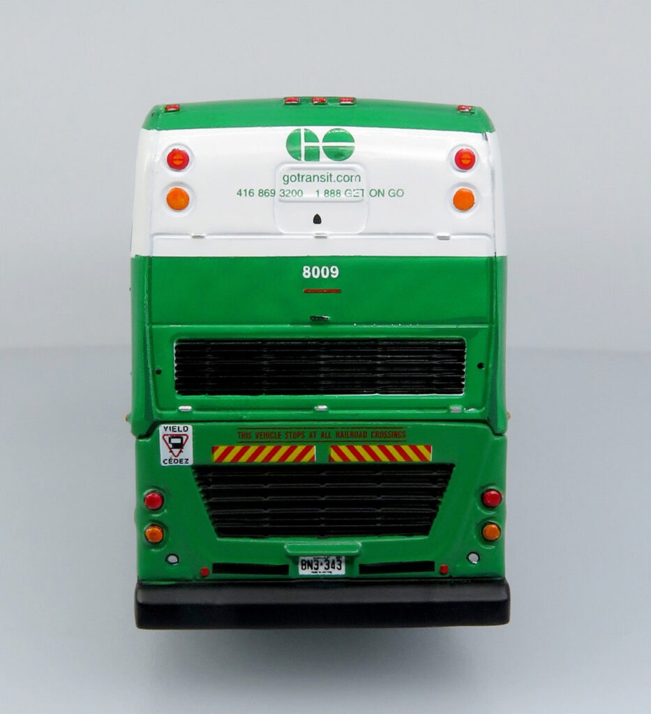Iconic Replicas Alexander Dennis Double Decker Bus GO Transit Canada 87-0553