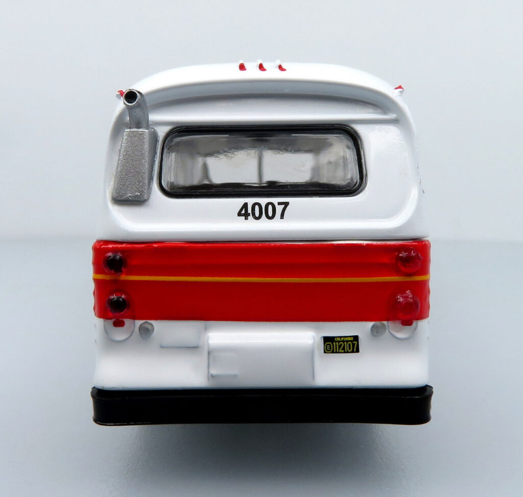 Iconic Replicas Flxible Fishbowl Transit Bus MUNI 87-0596