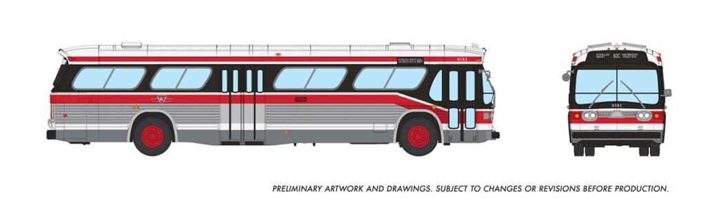 Rapido Transit Fishbowl Bus TTC Canada 751100