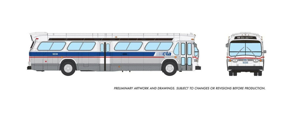 Rapido Fishbowl Transit Bus CTA Chicago 753139